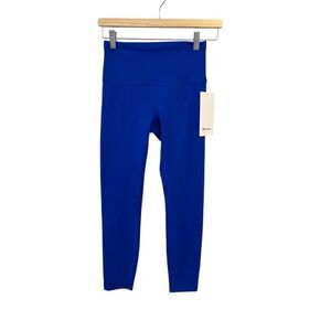 NWT Lululemon Wunder Train HR  Tight size 6 25" Galactic Cobalt